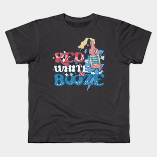 Red White & Booze Kids T-Shirt